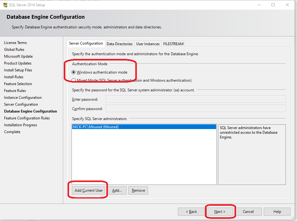 sql express 2014